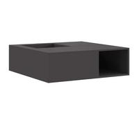 Hoguera Negro 100 X 100 X 30 Cm Acero Vidaxl
