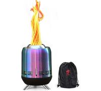 Hoguera portátil para mesa: Mini cocina para exteriores sin humo, que funciona con pellets o madera, ideal para zonas urbanas y suburbanas, y viene con una bolsa de transporte