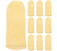 Hohopeti 10 Unidades Cubiertas Pulgar y Dedos Resistentes a Cortes para Corte en Cocina Talleres y Almacenes Protección de Dedos y Pulgar en Manipulación de Cuchillas y Bordes Metálicos