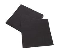 Hohopeti 20 Hojas Servilletas Negras De Papel Servilletas Pequeñas Para Cóctel Desechables Por Paquete Para Boda Graduación y Eventos Especiales
