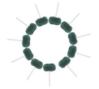 Hohopeti Kit de Accesorios para Taladro 10 Almohadillas de Estropajo Verde para Eliminar Óxido y Depósitos Pesados en Materiales de Construcción E Industria Ligera