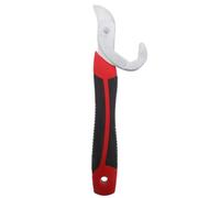 Hohopeti Llave Inglesa para Herramientas de Plomería y Reparación Ajustable Multifuncional de Acero al Carbono Rojo Diseño Flexible y Rango de Sujeción de 22-32mm