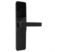 HOHOVYVY Cerradura electrónica para puerta con aplicación TTlock, cerradura inteligente para puerta con contraseña y tarjeta IC, aleación de aluminio, control de acceso antirrobo, para apartamentos de
