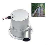 HOHOVYVY Generador hidráulico DC 12 V/24 V 5 A con motor de imán permanente, carcasa de metal, adecuado para la generación de energía de agua, para reemplazar paneles fotovoltaicos de 19/38 V,
