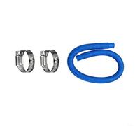 HOHOVYVY Manguera de piscina de repuesto, 32 mm, PVC, diseño en espiral, resistente a la intemperie para INTEX y para bombas de filtro COLEMAN de 330/530/1000 GPH en el jardín (1 juego)