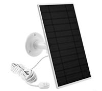 HOHOVYVY Panel solar de anillo de 5 W para Arlo Pro 5S 2K/3/4 para Ultra 2 IP66 con cable de carga de 4 m, 6 V