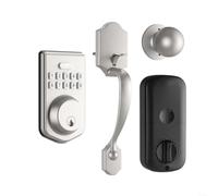 HOHOVYVY Smart Lock, Cerradura de Puerta Inteligente Cerradura de Puerta Apertura de Huella Dactilar Cerradura de Puerta, Para Puertas De Madera En Dormitorios Hoteles Oficinas Sin Llave Entrada