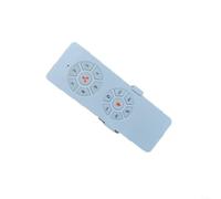 HOHOVYVY Ventilador de techo con mando a distancia con control de frecuencia variable y carcasa de plástico, modelo inversor, color blanco, para el hogar (C)