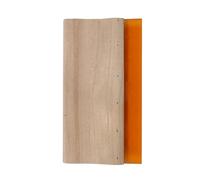 Hoite Rascador de Tinta de Goma clásica Amarilla con Mango de Madera, 20 cm, para impresión Textil gráfica, Herramienta de Manualidades