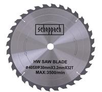 Hoja circular de madera 405x30x32mm 32t Scheppach