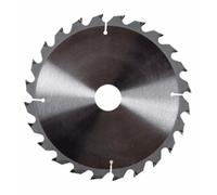 Hoja de acero Ø 190 mm, agujero Ø 20 mm, 24 dientes para cortar madera Valex