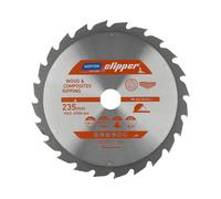 Hoja de carburo norton clipper 235 mm, corte para madera y tablero de