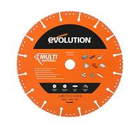 Hoja de diamante multiusos de 230 mm de Evolution con borde segmentado y orificio de 22,2 mm: hoja de diamante multiusos para cortar metal