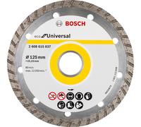 Hoja de diamante para construcción Eco Turbo de 125 mm - B 2608615037
