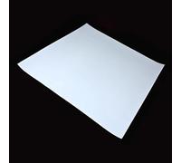 Hoja de goma de silicona translúcida, junta blanca de alta temperatura de 0,5-30mm de espesor for sellado, 1 unidad(400x400x5mm)