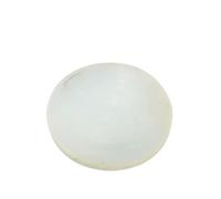 Hoja de junta de silicona, lámina de goma de silicona redonda sólida blanca, diámetro de 30mm a 150mm, 1,5mm, juntas de sellado, cuña, esteras suaves VMQ, 1 ud.(40mm)