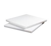 Hoja de politetrafluoroetileno PTFE 500 mm x espesores múltiples for la industria(500mmx500mmx4mm)