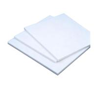 Hoja de PTFE Blanco 250x250mm 2-4mm Espesor 2 Piezas(250mmx250mmx3mm)