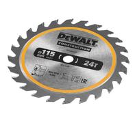 Hoja de sierra circular dewalt dt20420-qz, 115 mm de diámetro, 24 die