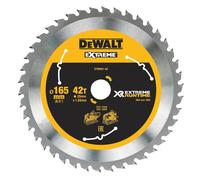 DeWalt XR Extreme Runtime - Hojas para sierra circular portátil XR Extreme Runtime, 165 mm x 20 mm, 42D 10º