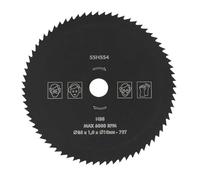Hoja de sierra circular HSS 85 * 10 * 72T for madera, plástico y metal. Hojas corte carburo for taladros amoladoras eléctricas