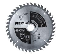Hoja de sierra circular para madera 250/30 mm, 40 dientes - DEDH25040