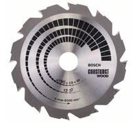 Hoja de sierra circular pro construct wood, 190 x 2,6 x 30 mm