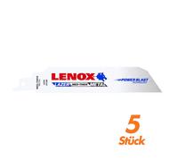 Hoja de sierra de calar Lenox Lazer - 5 unidades - para aceros de construcción y todos los metales. Tamaño: 152 x 25 x 0.9 mm / 14 dientes por pulgada