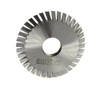 Hoja de sierra para corte de metales 1 pieza de acero alta velocidad diámetro 60mm hoja sierra Circular máquina corte llaves 36 dientes clave