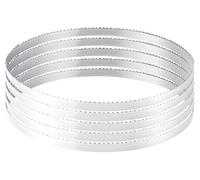 Hoja para sierra de cinta VEVOR, 2780x16x0,5 mm, 4 dientes por pulgada, con dientes afilados endurecidos a 18 HRC, fabricada en acero al carbono SK5 de alta resistencia, 16 mm de ancho, compatible con