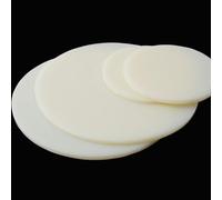 Hoja redonda ABS de 120mm de diámetro, disco de plástico rígido de 1-10mm de espesor for manualidades, corte CNC, uso Industrial, 2 uds.(1mm)