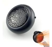 Hojalis Mini Ventilador Calentador Enchufe, 900W Calefactor de Enchufe con Mando a Distancia, Calefactores Bajo Consumo, Portátil PTC Cerámica Enchufe Calentador, Calefactor Electrico Apto Baños