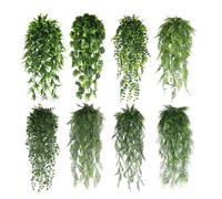 Hojas de Helecho Persa, Guirnaldas Decorativas para el Hogar, Planta Artificial Colgante, Hojas de Plástico, Decoración para Bodas, Fiestas, Paredes, Balcones Cattail leaf 70 CM