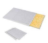 Hojas De Hojaldre Para Hornear 2 Unid/Set Bandeja Para Hornear Perforada De Aleación De Aluminio De Grado Alimenticio Bandeja Para Hornear Milhojas Antiadherente Bandeja Para Hornear Multiusos Bandeja