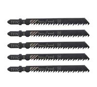 Hojas de sierra de calar MASO 5 piezas T111C T-Shank Hoja de sierra de calar universal surtido para cortar metal, madera, PVC y más, compatible con Bosch, Dewalt, Hitachi, Makita, Festool, etc.