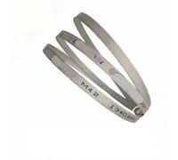Hojas de sierra de cinta bimetálica de 1640mm, 2 uds., 1640x13x0,65mm, hoja de sierra de cinta for cortar metales M42 for carpintería (Color : 10-14T, Size : Metal Cutting)