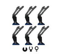 Hojas de Sierra Oscilante de Bimetálico 6 Piezas - Cuchillas Multiherramienta Oscilante Accesorios en ángulo de 90°Para Cortar en Espacios Reducidos y Esquinas, Compatible con Dewalt Makita Parkside