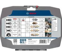 Hojas de sierra oscilante, juego de corte profesional Bosch, de 5 piezas, para herramientas multifunción, acero inoxidable, madera con clavos