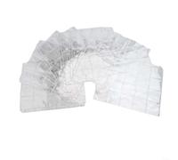 Hojas transparentes de PVC para monedas, 20 bolsillos por página, ranuras de 52 mm para almacenamiento de insignias de medallas de fichas, compatible con carpetas estándar de 9 anillas, suministros de