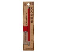 Hokusei Kitaboshi - Juego de soporte para plomo de 2 mm, cuerpo rojo y sacapuntas de plomo (OTP-680MST)