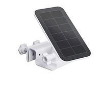HOLACA Soporte de canalón Compatible con Panel Solar para Versiones Solar Arlo, cámara de Foco de Anillo, cámara de Barra, Reolink Argus Pro, Reolink Argus 2, Arlo Pro, Arlo Pro 2 Blanco