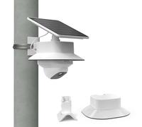 HOLACA Soporte de mástil compatible con eufy Security SoloCam E30/E42 y eufy Security 4G LTE Cam S330, cubierta de cámara + soporte para mástil