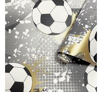 Holden Decor Papel Tapiz 14090 Diseño Fútbol Gris Para Habitación