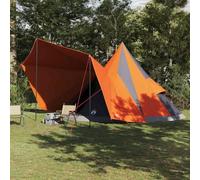 Holepyr Tipi - Tienda de campaña con techo y almacenamiento, color verde de tafetán x x espaciosa tienda familiar con puerto eléctrico y colgador de luz para camping, exterior, trekking y senderismo