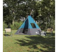 Holepyr Tipi - Tienda de campaña con techo y almacenamiento, color verde, de taft x x, tienda de campaña familiar con puerto electrónico, estable tienda de trekking, fácil de montar, espaciosa zona