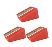 Holibanna 3 Piezas Afilador de Puntas de Taco de Billar Compacto | Metal y Plástico, Acabado Pulido y Suave, Color Rojo, para Uso en Casa Mesa de Billar Color Aleatorio