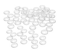 Holibanna 50piezas Discos Plásticos para Encuadernación de Cuadernos Transparente con Brillo Anillos Expansores para Añadir Páginas Herramienta Ligera para Organizadores y Planificadores