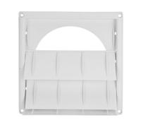 Holibanna Cubierta de Ventilación Exterior para Secadora con Rejilla Resistente Duradero Fácil Instalación para Salidas de Pared de Aire Acondicionado y Extractor de Aire Doméstico