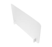 Holibanna Panel Divisor de Escritorio de PVC Transparente 50x30 Cm, Protector Anti-Salpicaduras para Comedor y Oficina, Mampara Separadora Portátil para Estudiantes y Áreas de Estudio