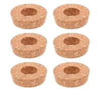 Holibanna Tapones Juego de 6 Piezas para Jarrones Hidropónicos de de Corcho Cónicos, Material Natural para Crecimiento de y de Espacio en Estantes